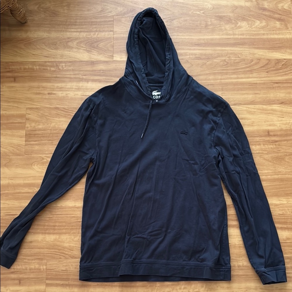 Lacoste men’s long sleeve shirt with hoodie